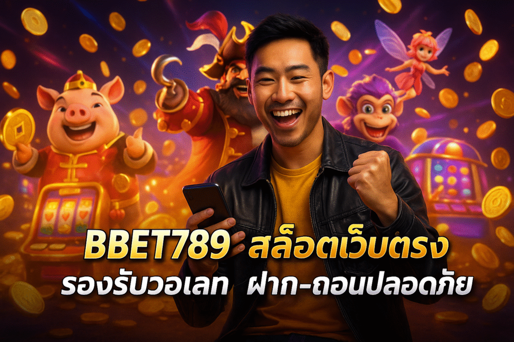 BBET789 สล็อตเว็บตรง รองรับวอเลท ฝาก-ถอนปลอดภัย