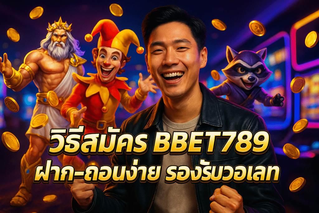 วิธีสมัคร BBET789 ฝาก-ถอนง่าย รองรับวอเลท