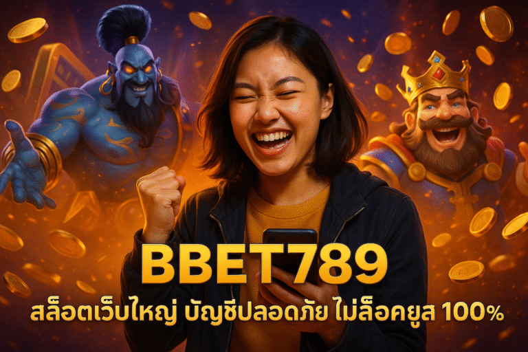 BBET789 สล็อตเว็บใหญ่ บัญชีปลอดภัย ไม่ล็อคยูส 100%
