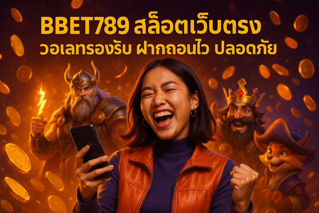 BBET789 สล็อตเว็บตรง วอเลทรองรับ ฝากถอนไว ปลอดภัย